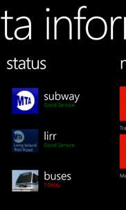 MTA Information screenshot 1