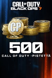 500 Black Ops 7:n tai Call of Duty®: Warzone™:n CP-pisteet