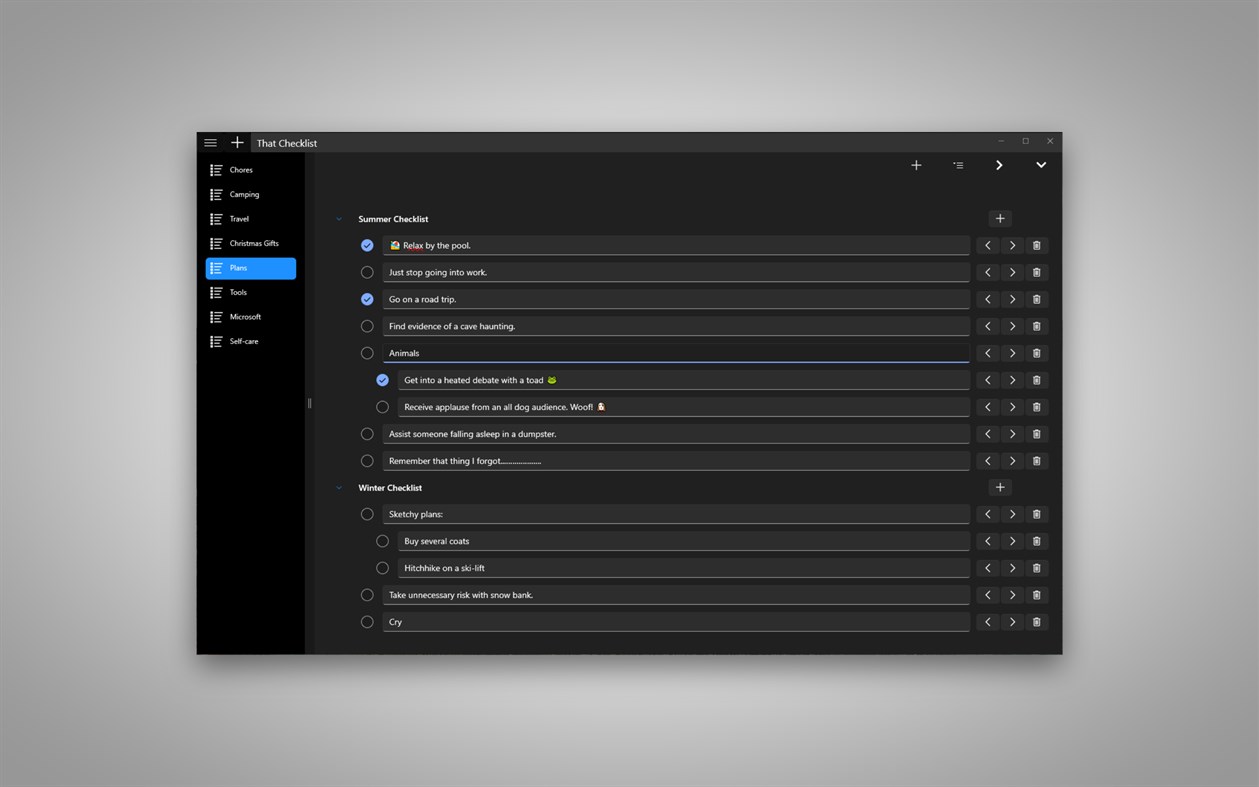 #2. That Checklist (Windows) โดย: Ebey Tech LLC