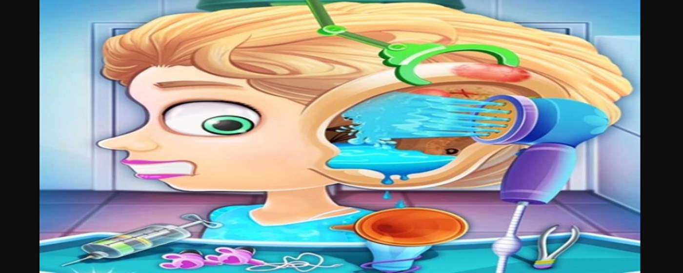 Funny Ear Doctor Game marquee promo image