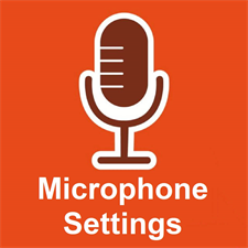 Microphone - Settings