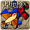 FlipPix Jigsaw - Stained Glass