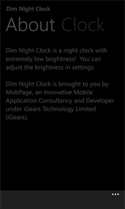Dim Night Clock screenshot 2