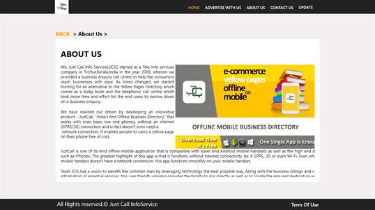 JuztCall Offline Business Directory screenshot 9