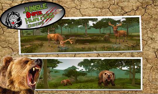 Jungle Sniper Hunt and Drive screenshot 1
