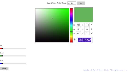 Html Color Picker screenshot 2