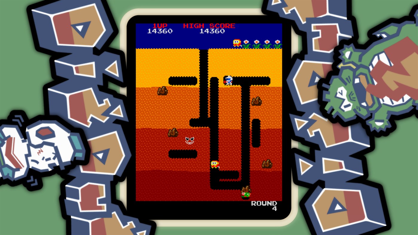 #7. ARCADE GAME SERIES: DIG DUG (Xbox) بواسطة: BANDAI NAMCO Entertainment