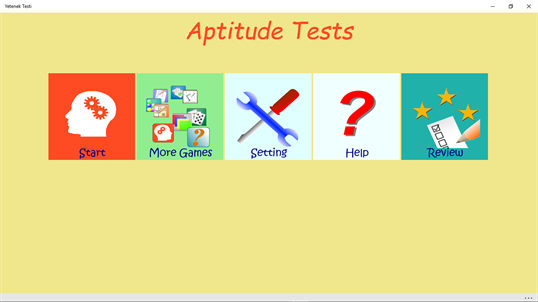 Aptitude Tests 1 screenshot 1