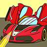 Cars Paint by Number -Vehicle Coloring Book
