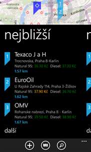 mBenzin.cz screenshot 1