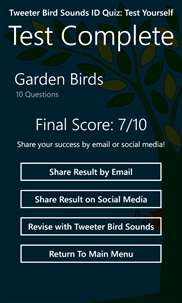 Tweeter Bird ID Quiz screenshot 4