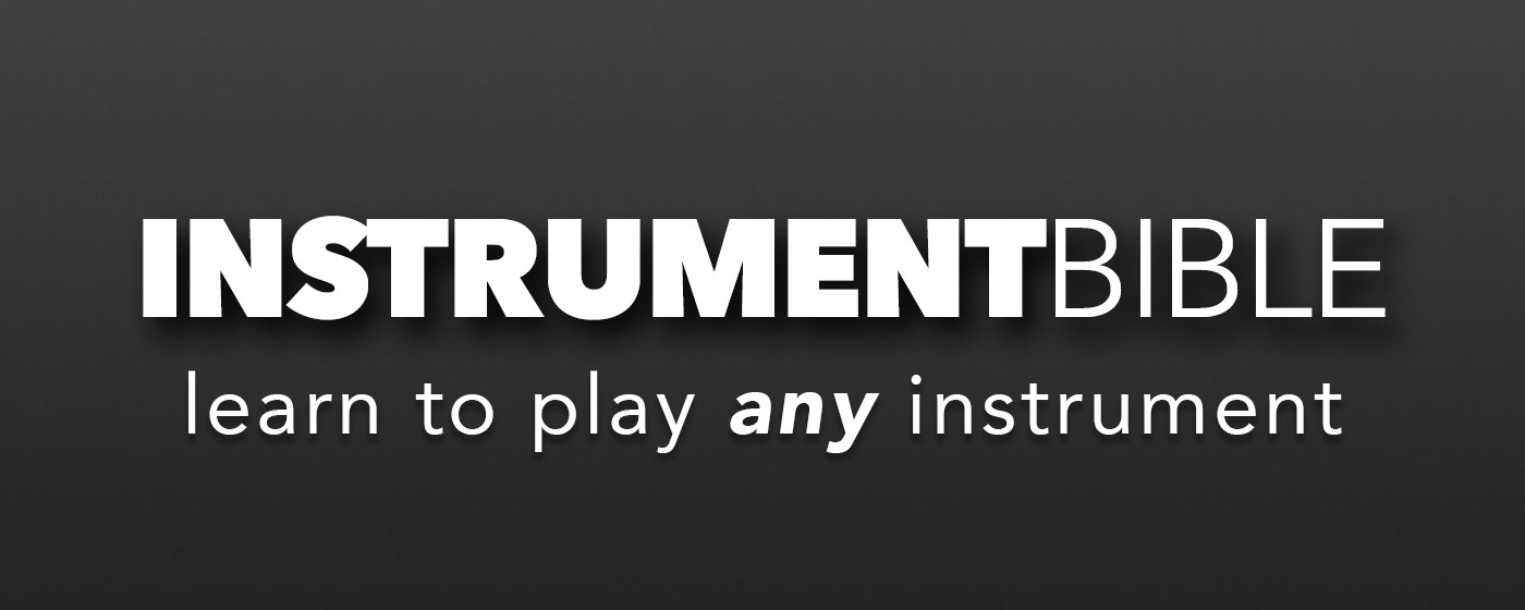 Instrument Bible marquee promo image