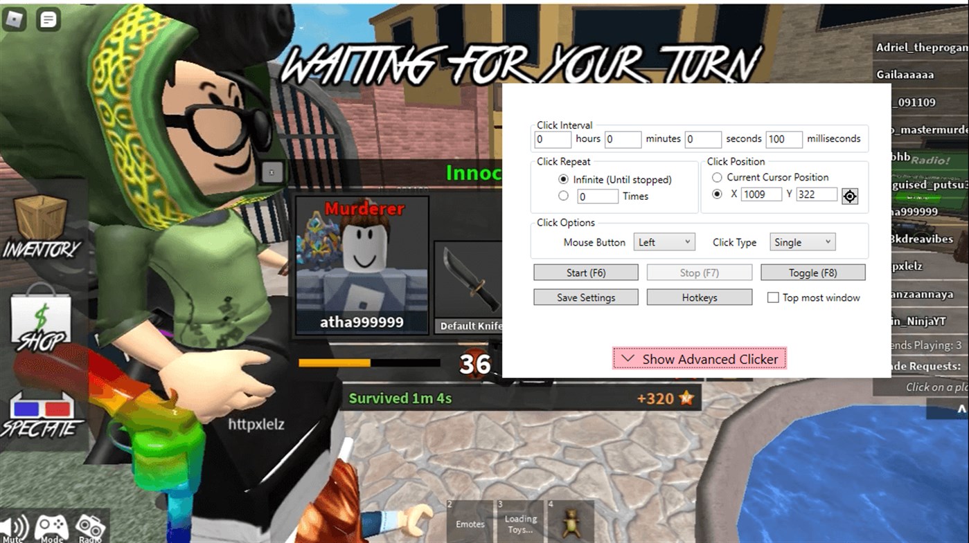 #1. Auto Clicker - Key presser (Windows) By: ShazApp