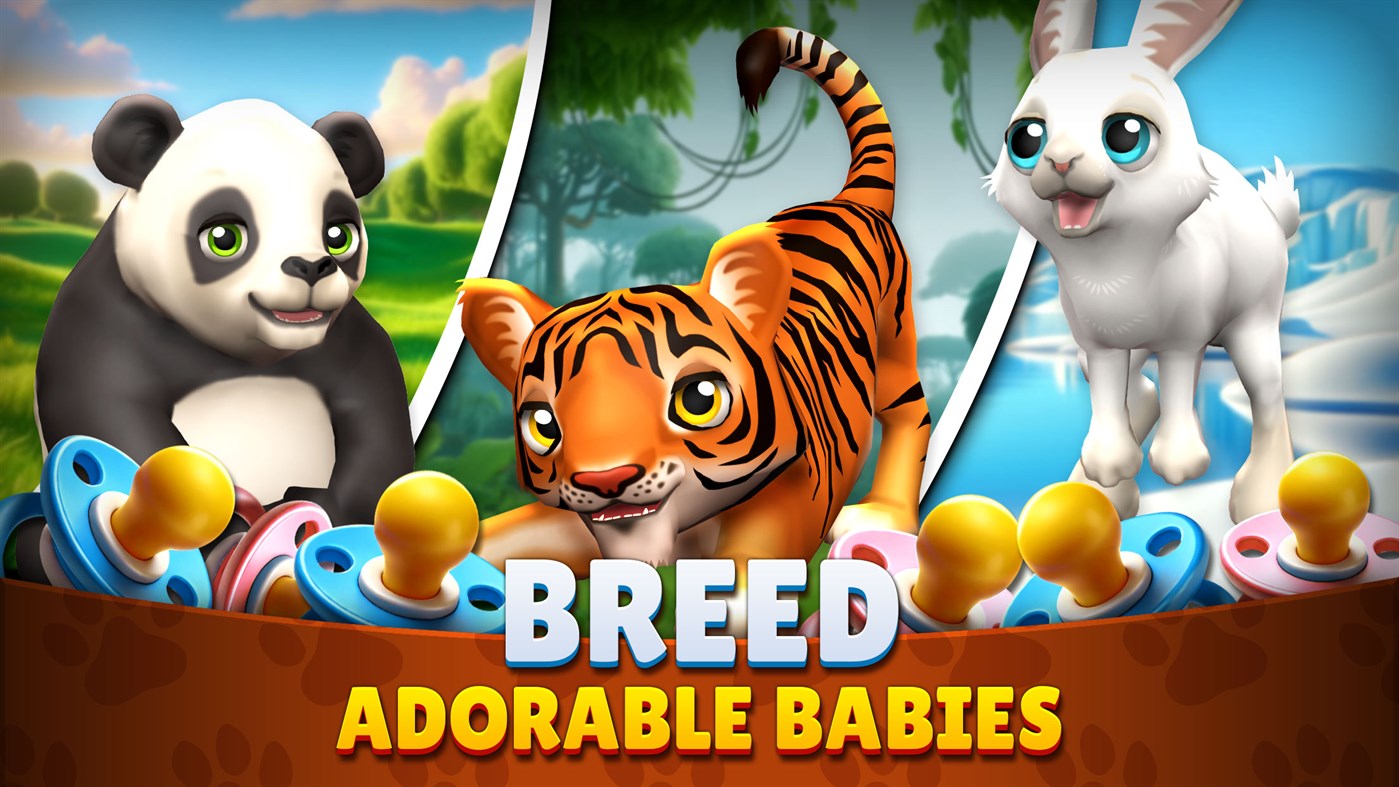 #2. Zoo Island: Wild Family Park (Windows) By: Sparkling Society Games