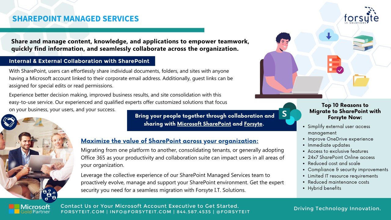 Snapshot 1 of SharePoint Managed Services