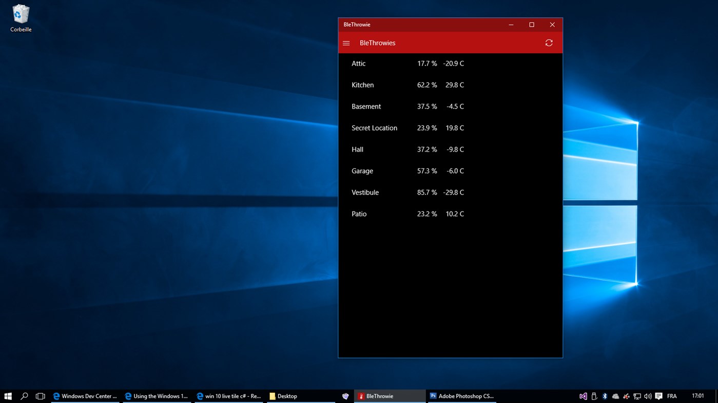 #1. BleThrowie (Windows) 由: sarunas.eu