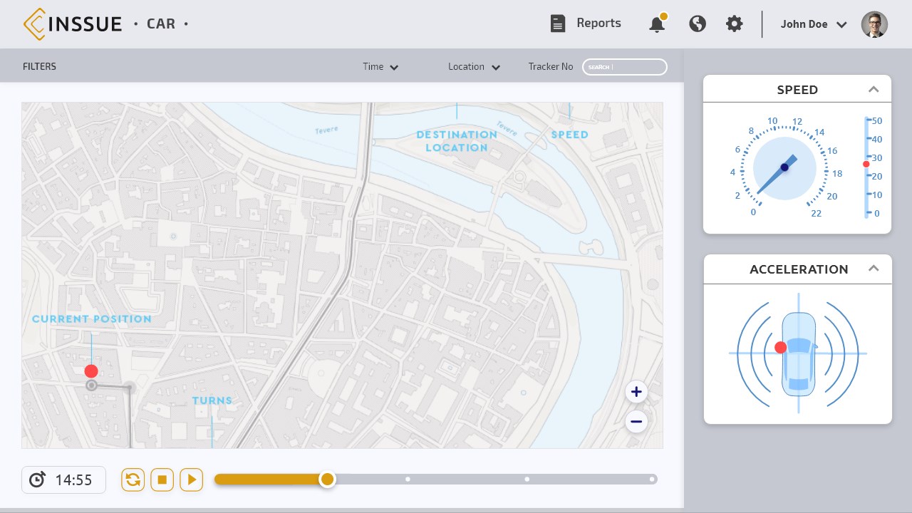 Snapshot 1 of Inssue Car - an Insurance 4.0 solution.