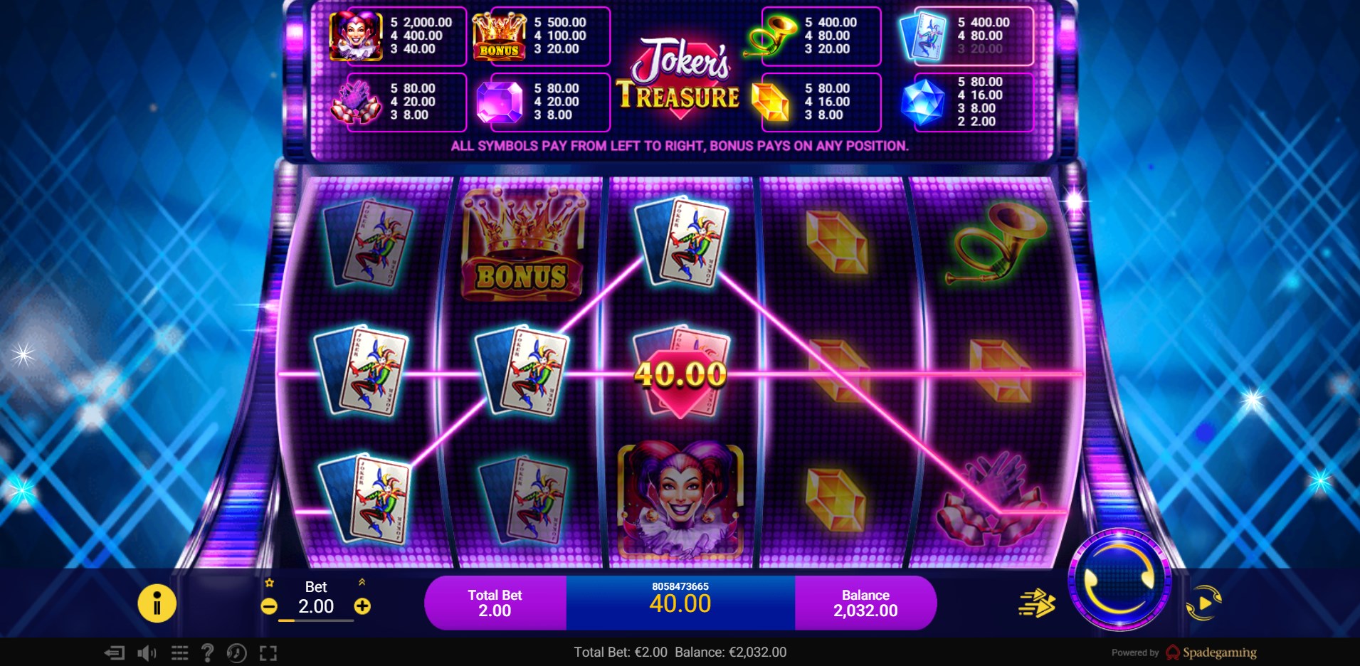 Imatge 2 Joker s Treasure Slot windows