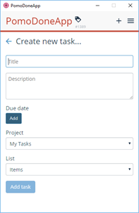 PomoDoneApp - Your Task List's Productivity Timer screenshot 4