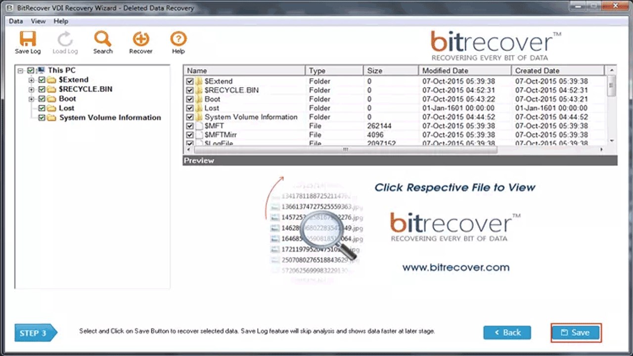 Snapshot 5 of BitRecover VDI Recovery Software