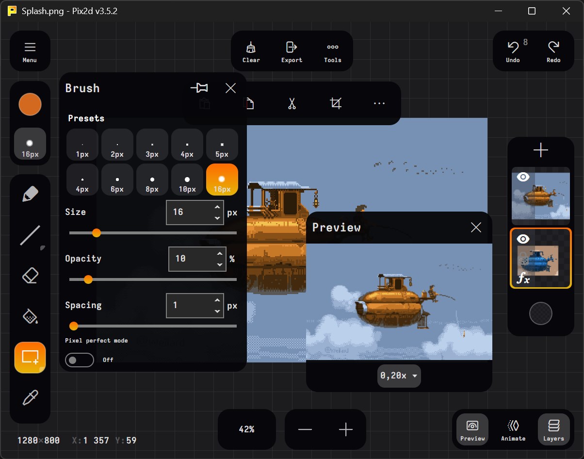 Pix2d screenshot