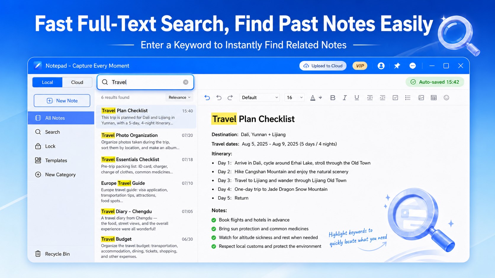 Notes - Notepad & Text Editor screenshot