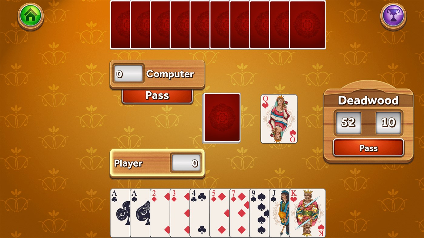 free online gin rummy play against computer