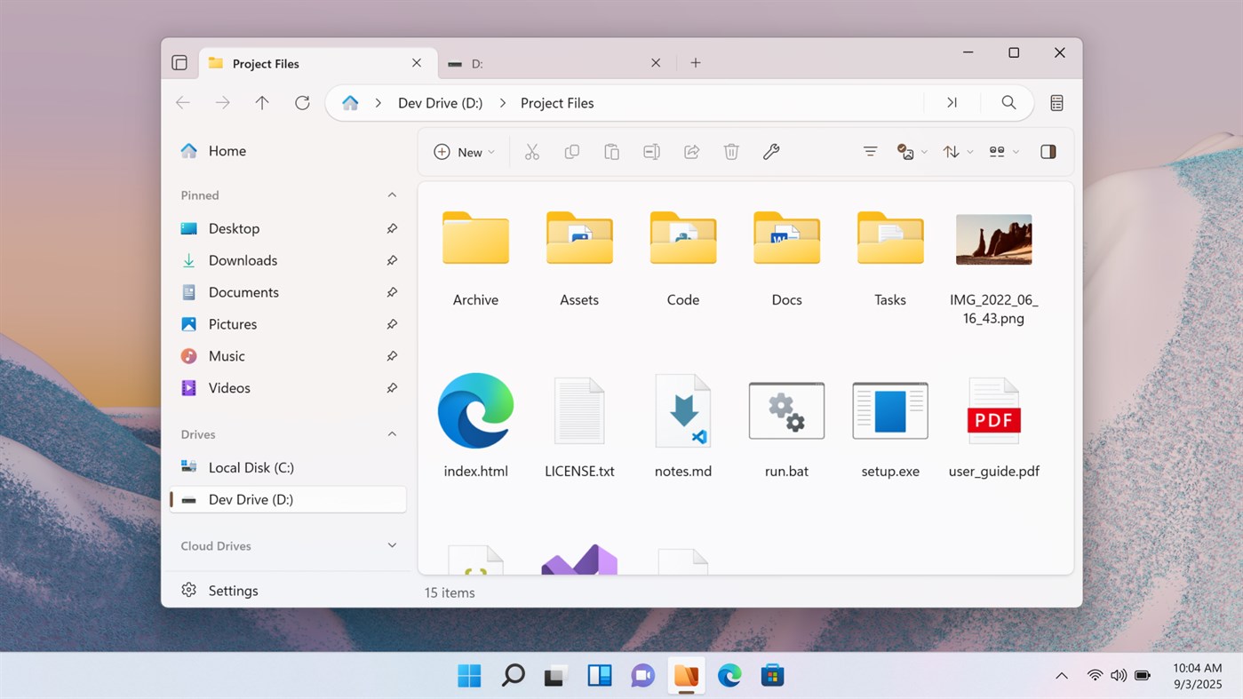 #1. Files App (Windows) By: Files Community