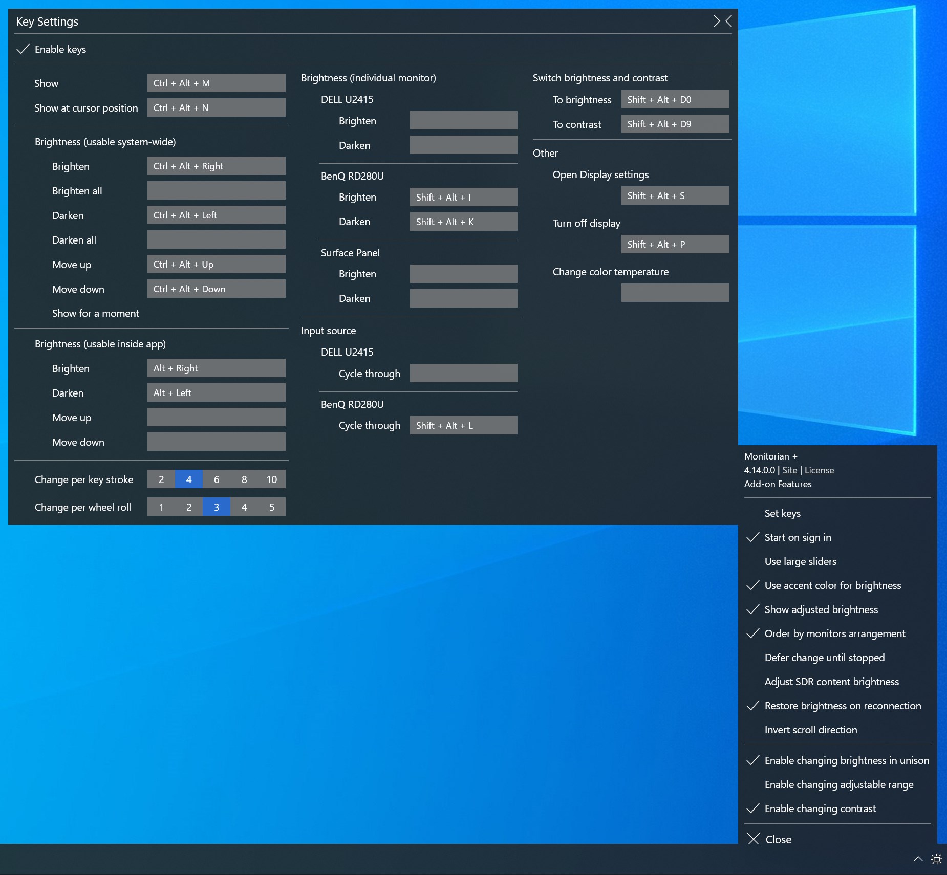Monitorian screenshot
