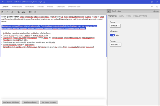 Windows Community Toolkit Sample App screenshot 8