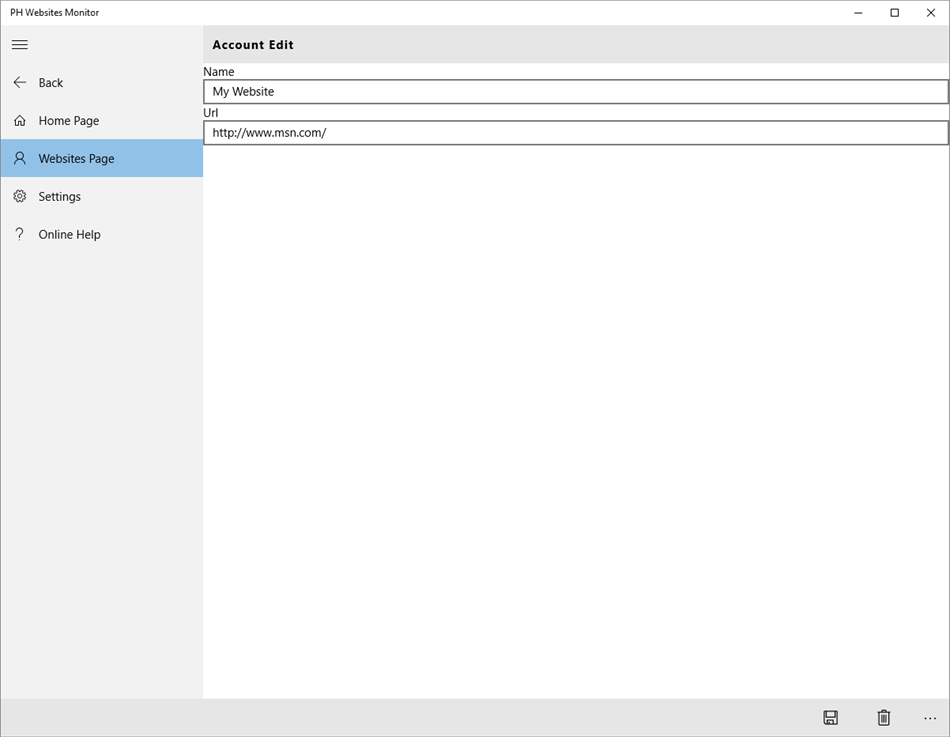 PH Websites Monitor (Windows) 由: KAINOTOMO PH LTD