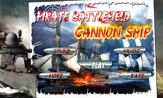 Pirate Battlefield Cannon Ship screenshot 5