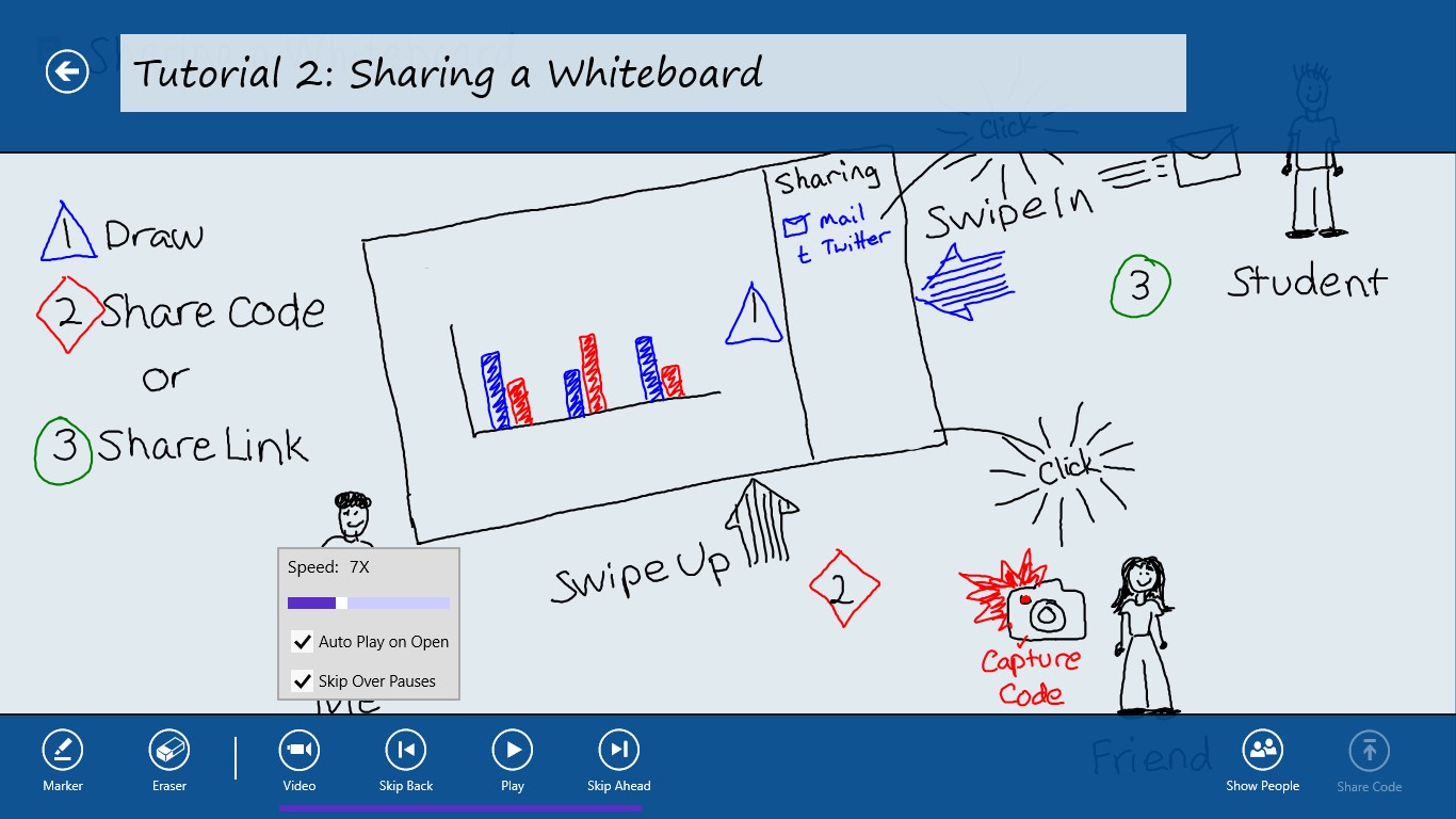 Whiteboard software