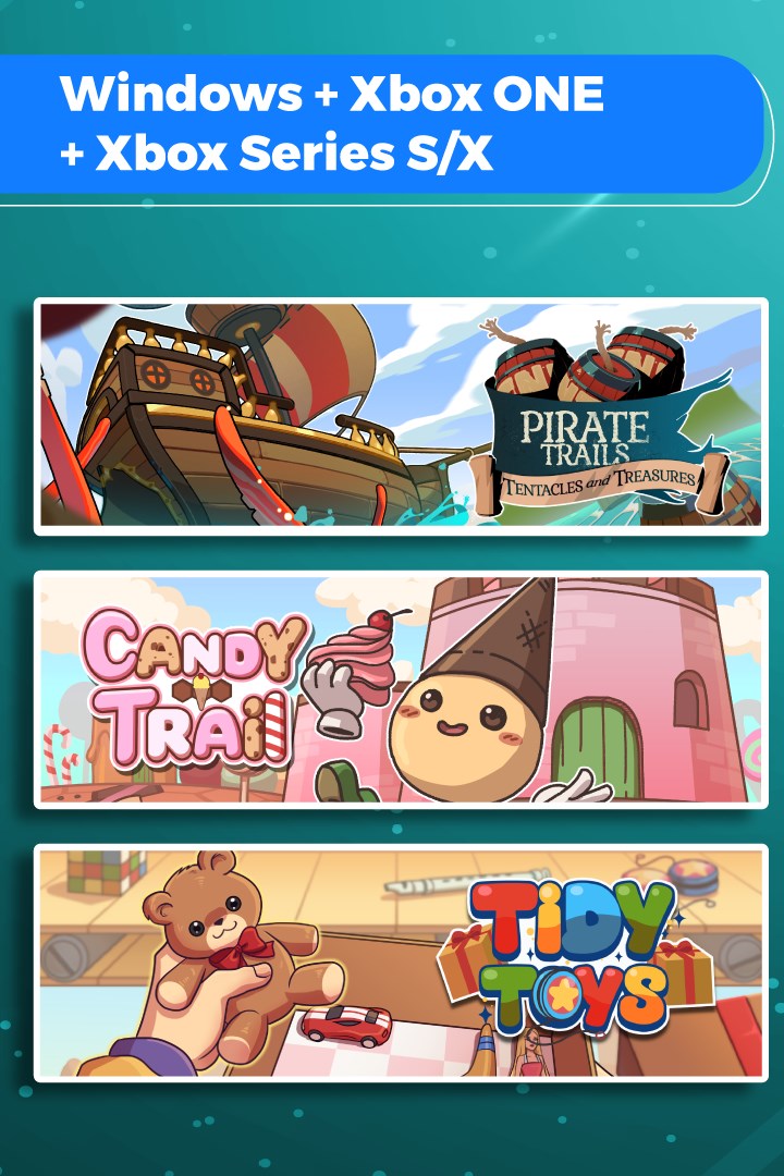 Pirate Trails: Tentacles and Treasures + Candy Trail + Tidy Toys (Bundle)
