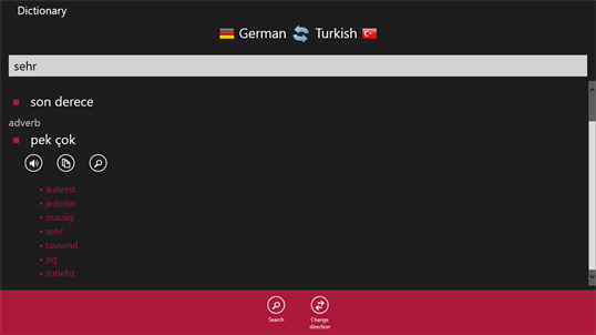 German - Turkish screenshot 1