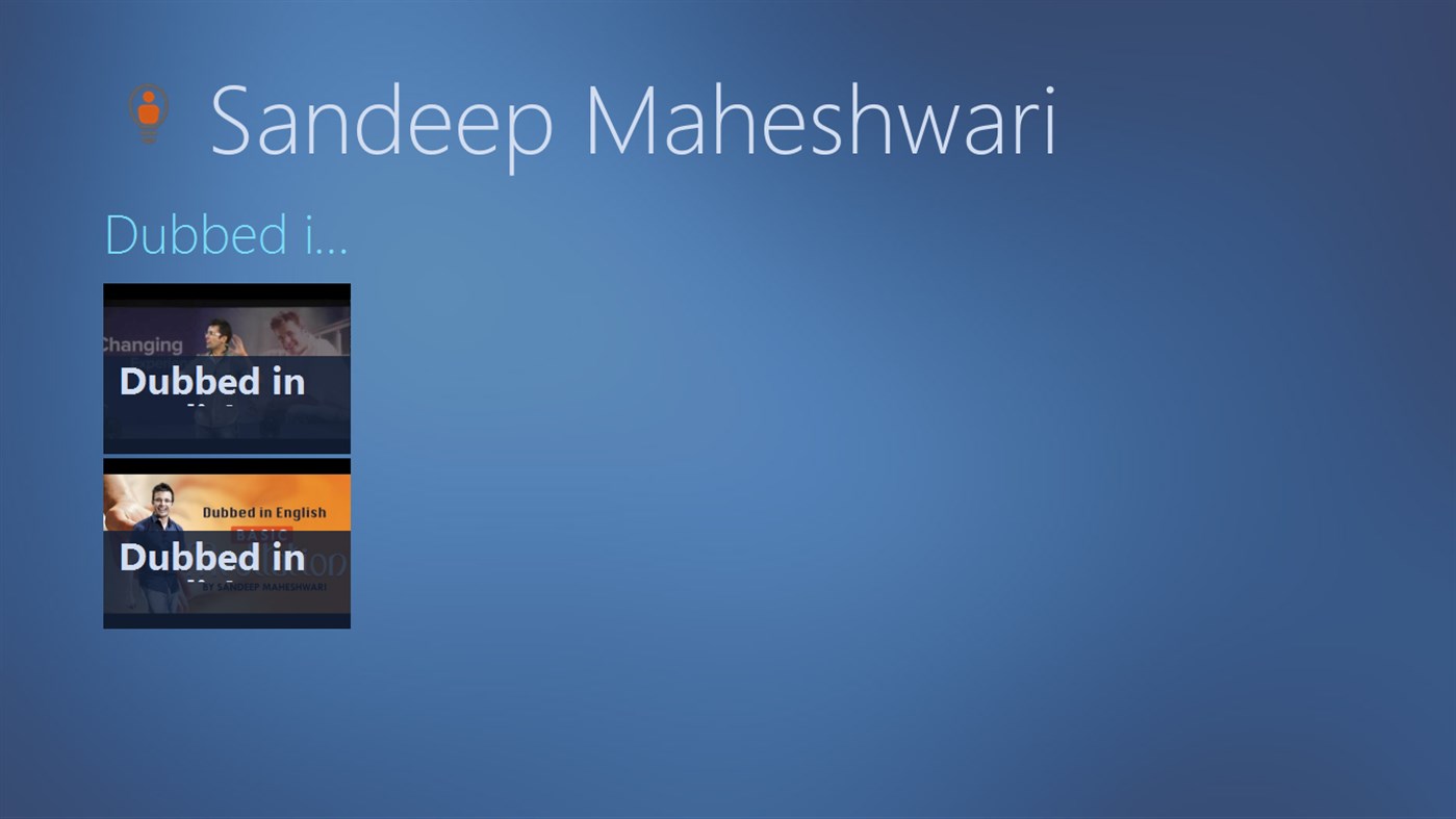 #4. Sandeep Maheshwari's Video (Windows) By: Umyhacker