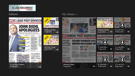 St. Louis Post-Dispatch e-Edition Screenshots 1