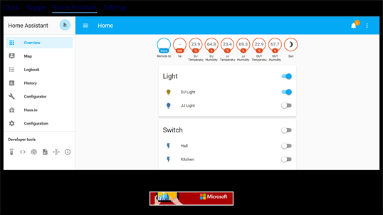 Home Assistant Night Clock with Voice Control screenshot 2