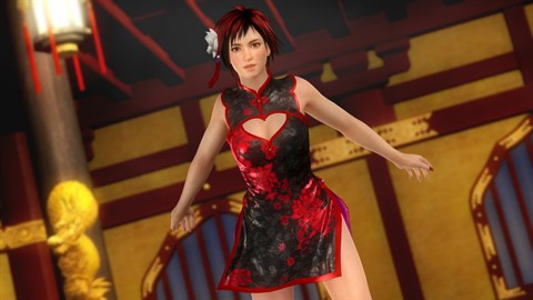DOA5LR Alluring Mandarin Dress - Mila
