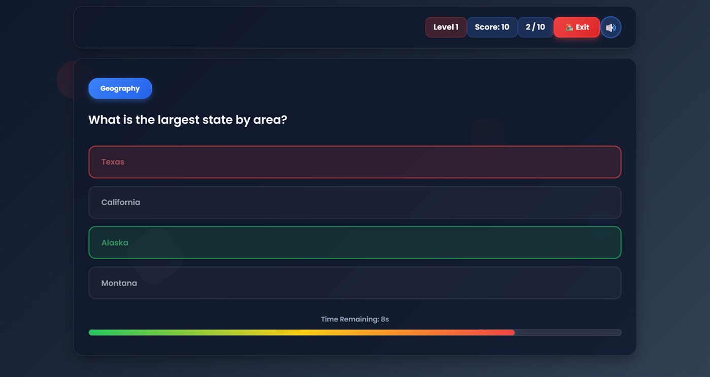#2. USA Challenge Quiz (Windows) By: Cowcona