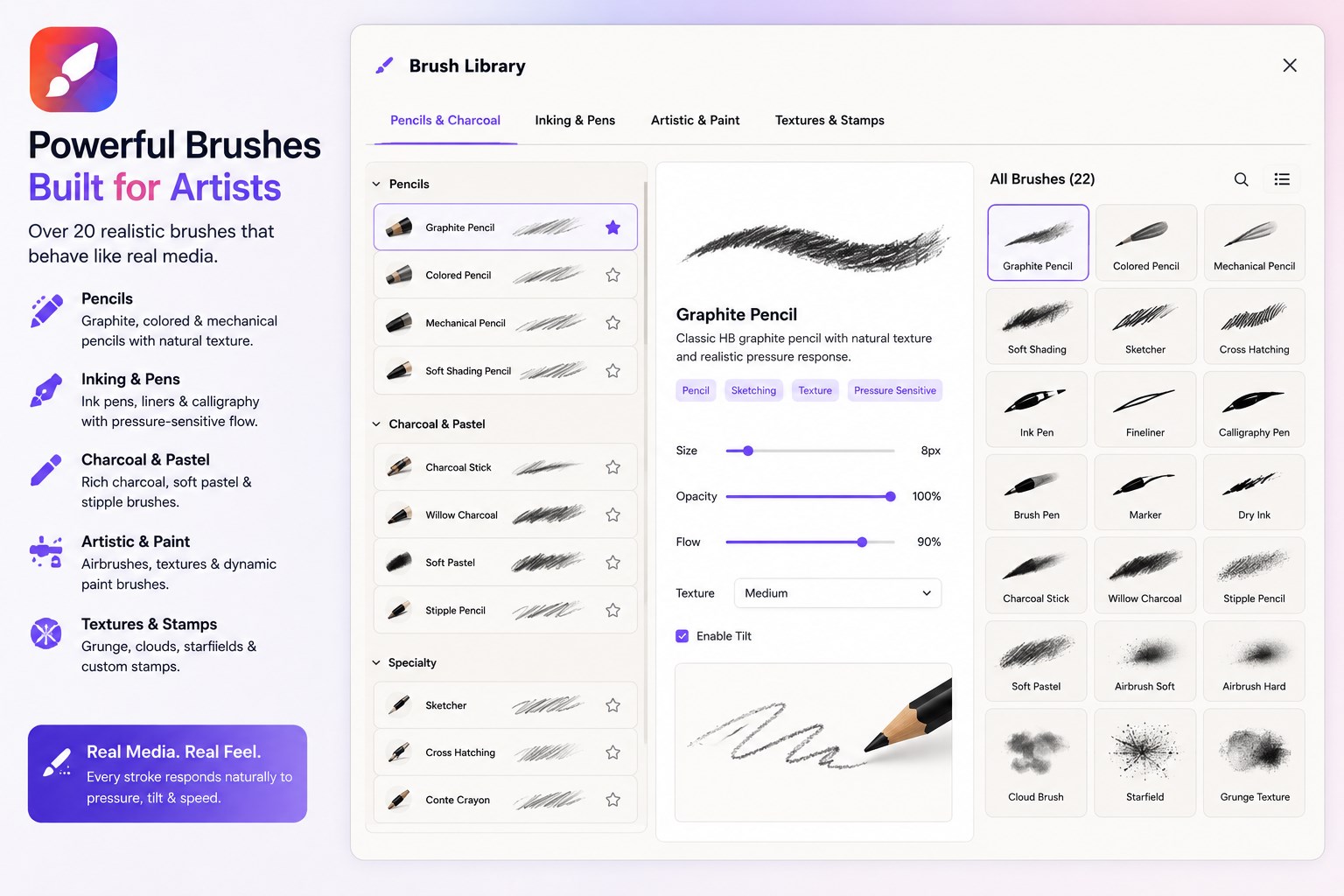 Sketchbook & Paint Pad Studio screenshot