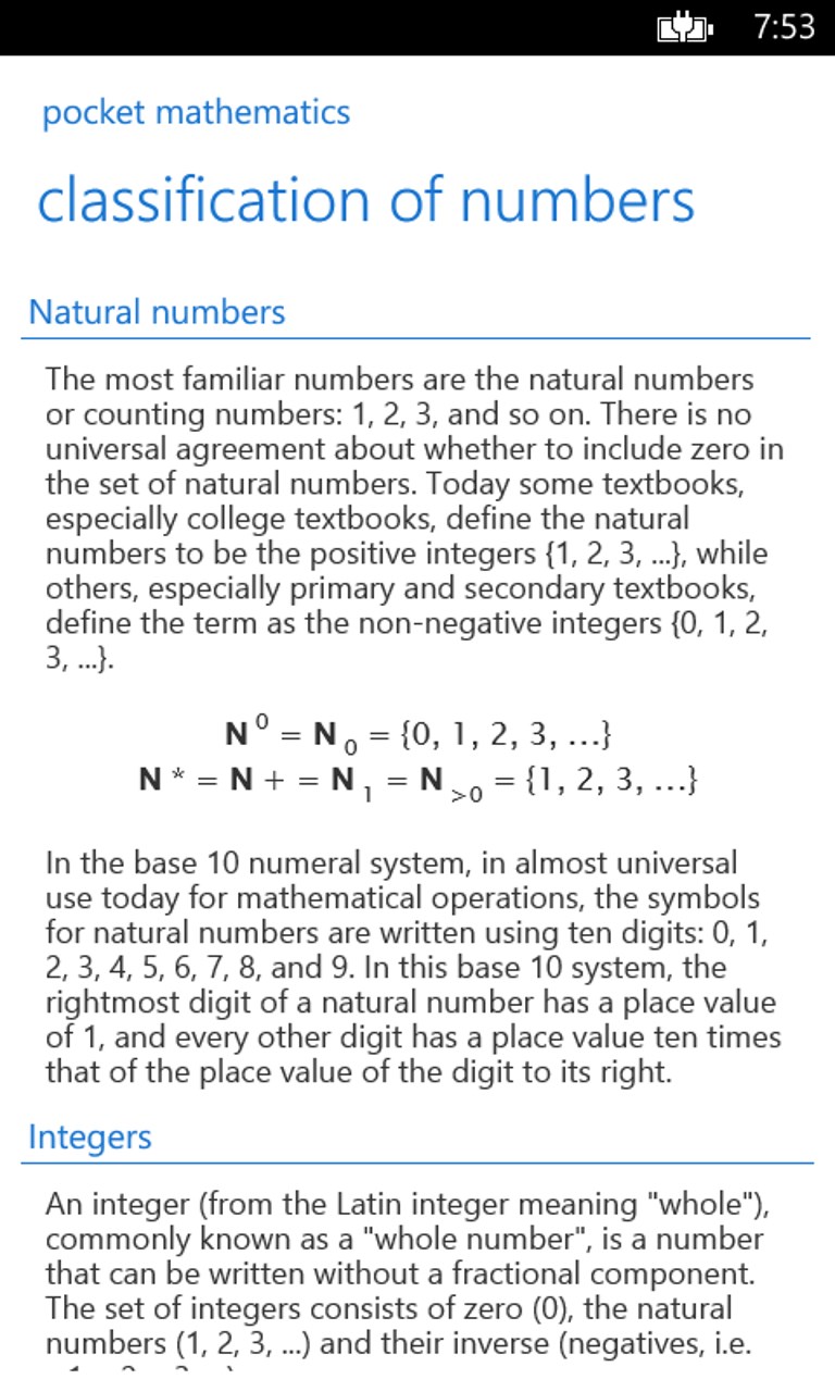 Get Pocket Mathematics Microsoft Store