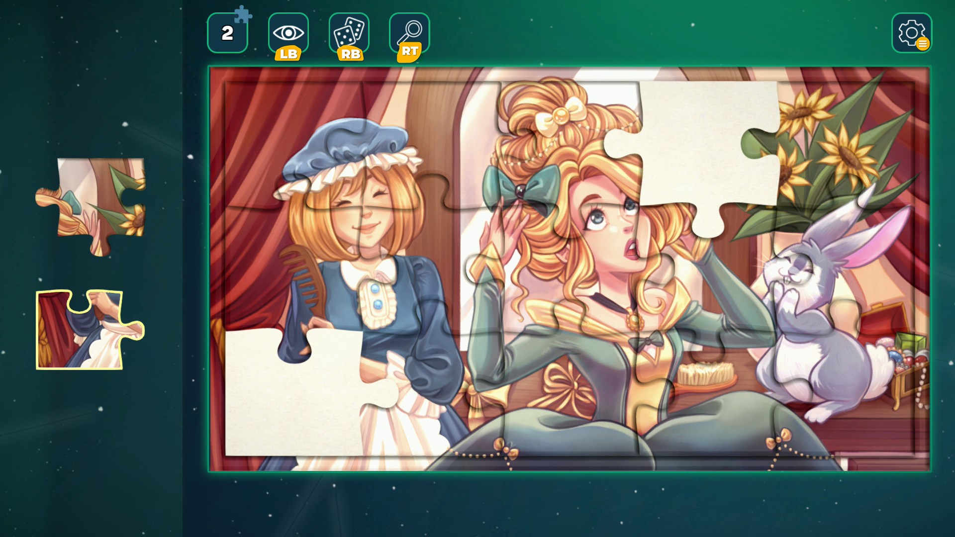 色彩繽紛的動物主題拼圖展示