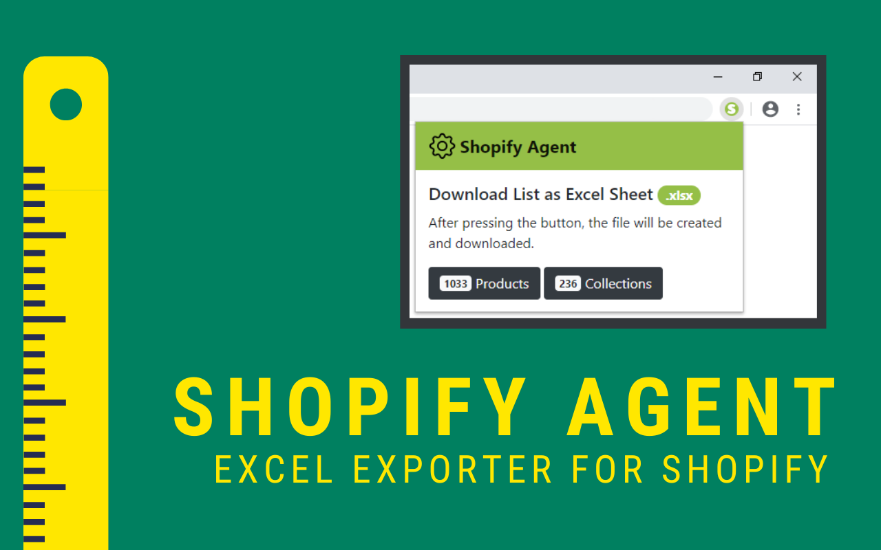 Shopify Agent - Excel Exporter for Shopify