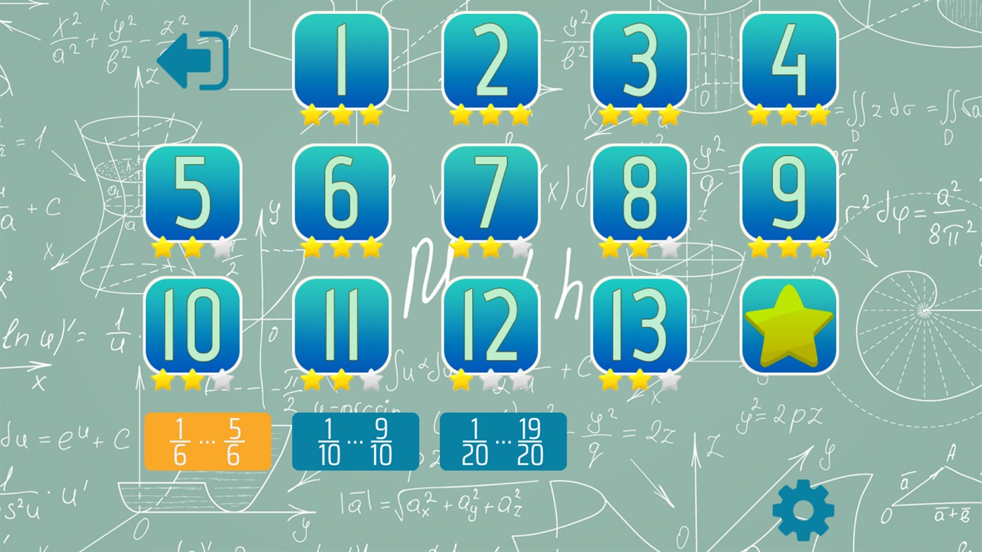 #10. Multiply and divide fractions - 5th grade math skills (Windows) 由: Sergey Malugin