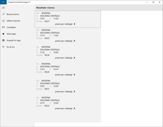 Trasporti in Emilia Romagna screenshot 3