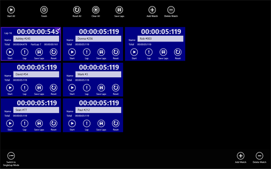 Infinite Stopwatches screenshot 6