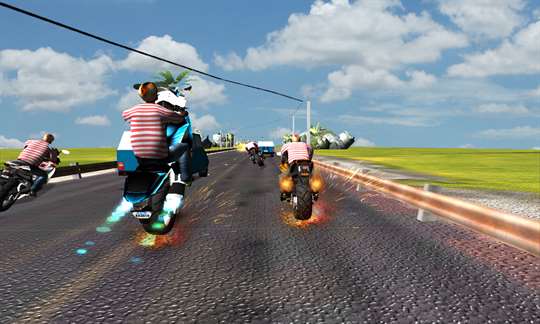 City Moto Bike Racer 3D screenshot 4