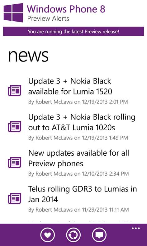 WP8 Preview Alerts Screenshots 2