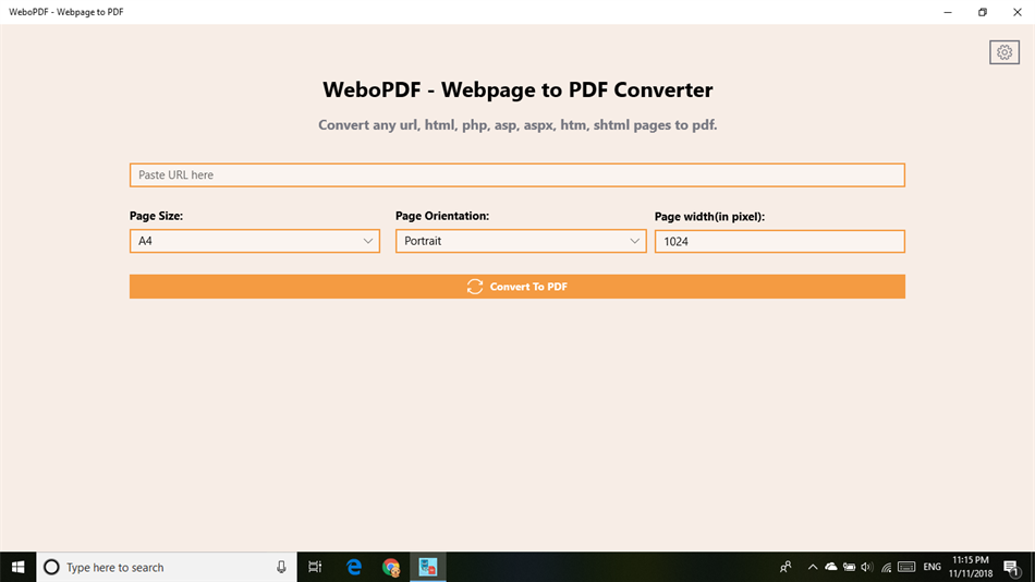 Webpage to PDF Pro (Windows) โดย: SoftPard Tech